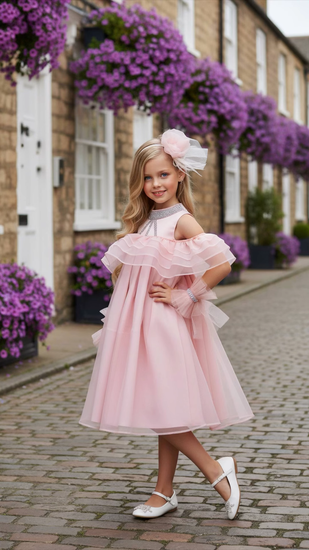Blush Pink Tulle Party Dress