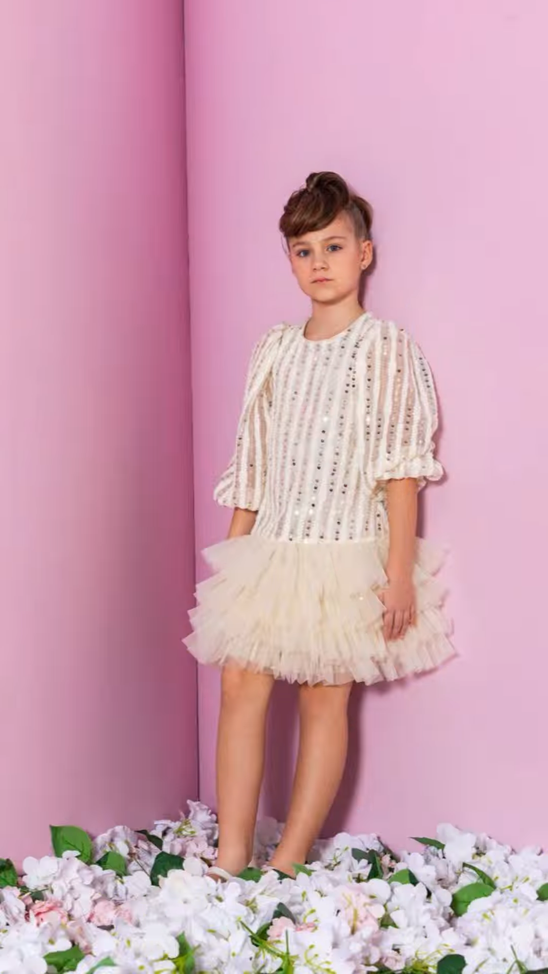 Rosewater Ruffle Dress
