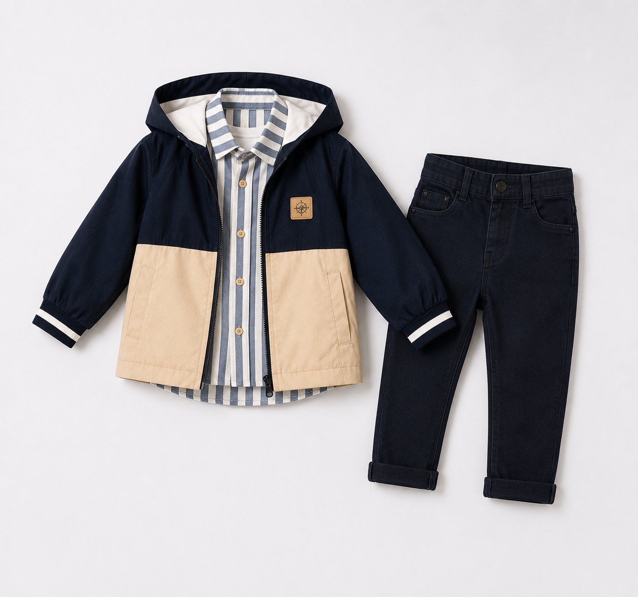 Boys’ Stylish 3-Piece Casual Set
