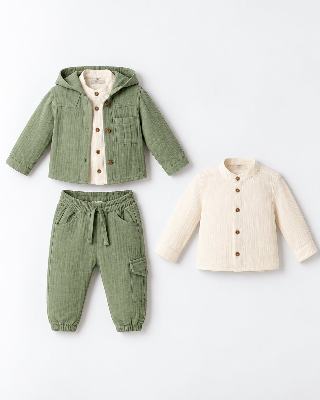 Baby Boys’ Casual 3-Piece Set