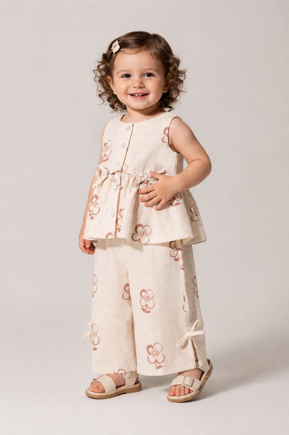 Girls’ Floral 2-Piece Summer Set