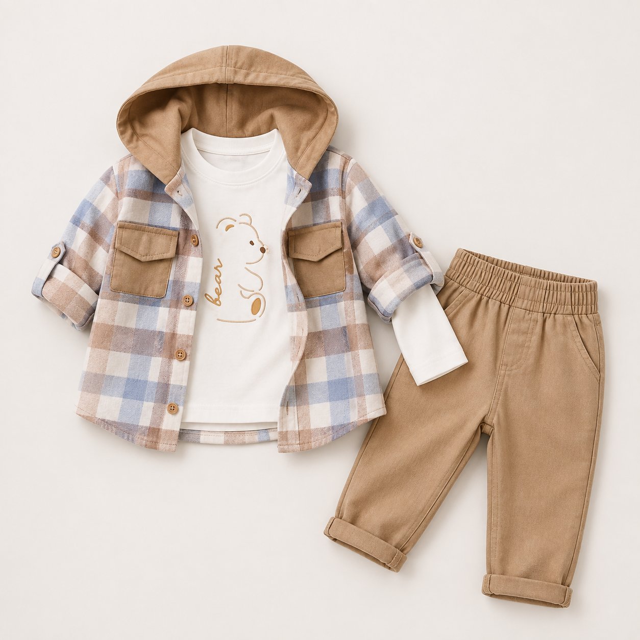 Boys’ Stylish 3-Piece Casual Set