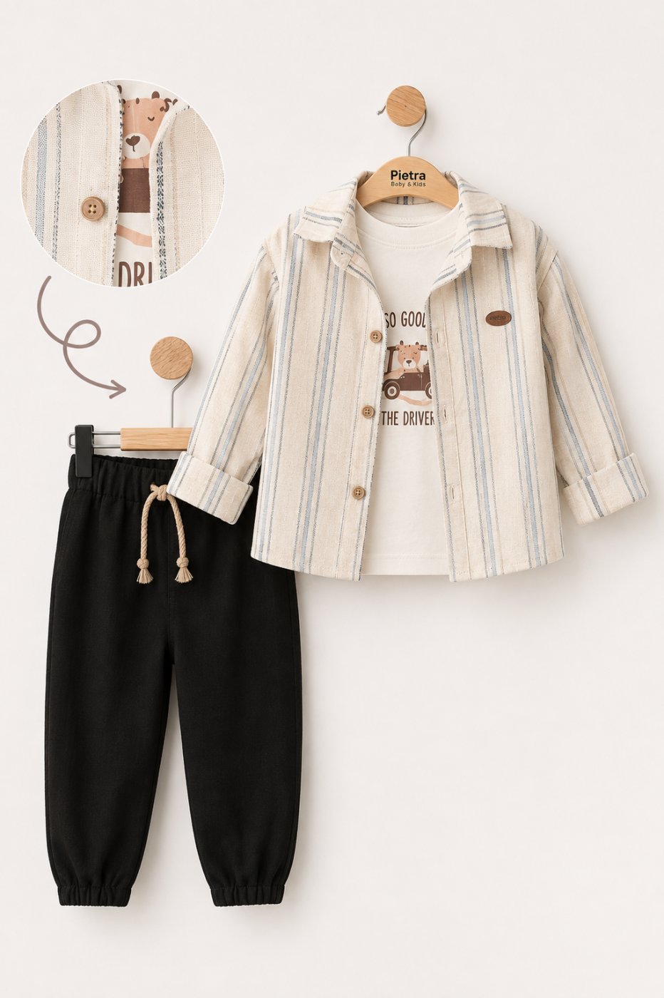 Stylish Boys’ Casual 3-Piece Set