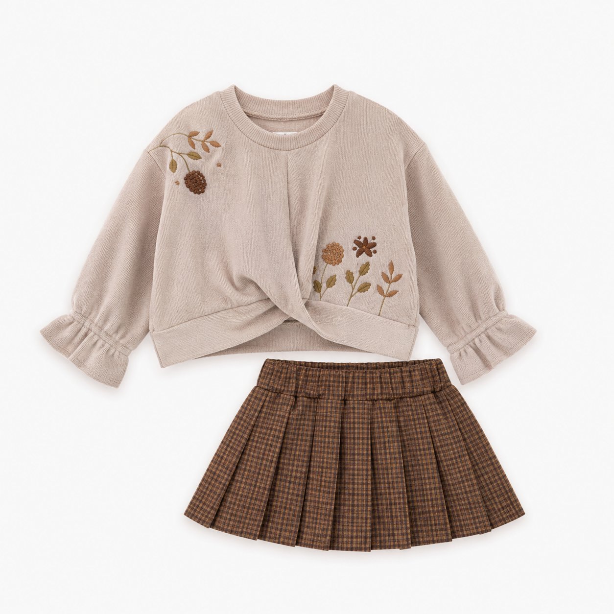 Girls’ Elegant Winter 2-Piece Set