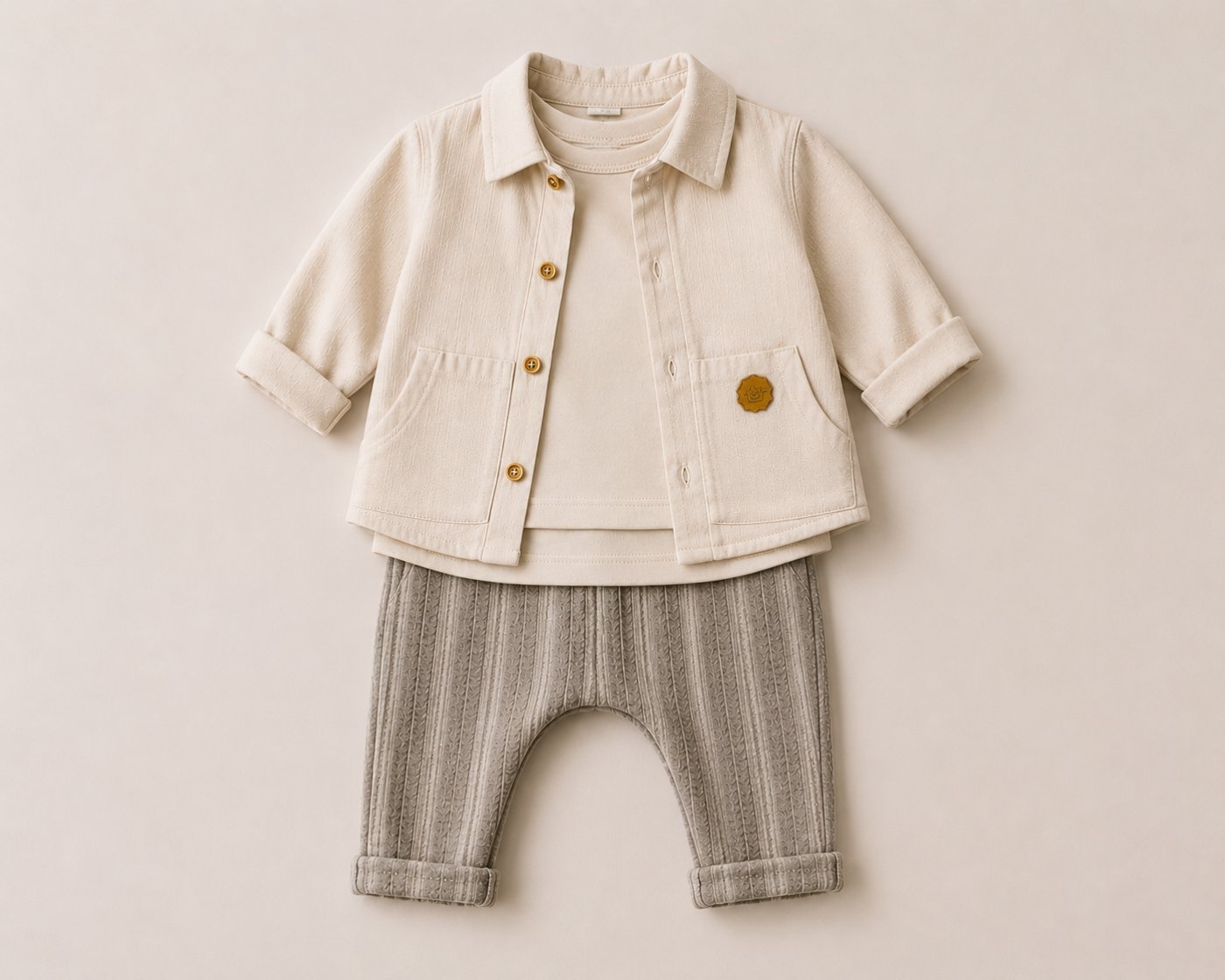 A stylish A stylish and comfortable 3-piece kids’ set