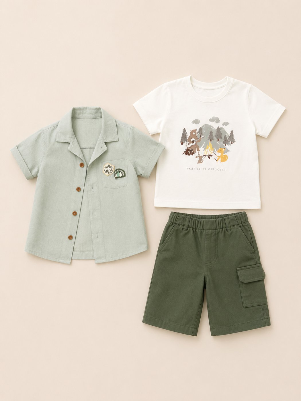 A stylish and practical 3-piece boys’ outfit