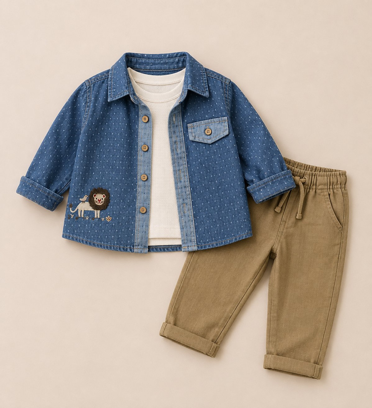 Boys’ Stylish 3-Piece Casual Set